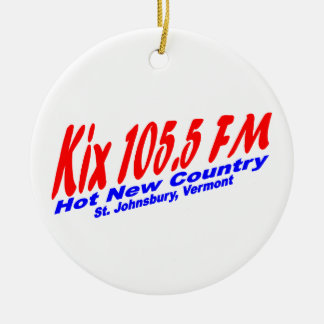 Kix 105,5 FM Verzierung Keramik Ornament