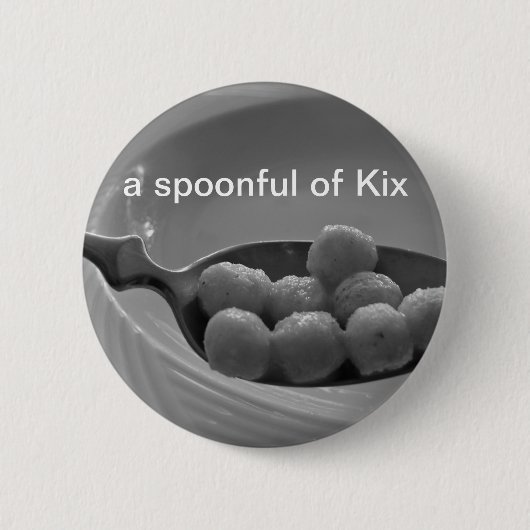 Kix Getreide Button (Vorderseite)