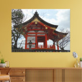 Kiyomizu-Dera Kyōto, Japan auf einem Leinwanddruck (Insitu (Wohnzimmer))
