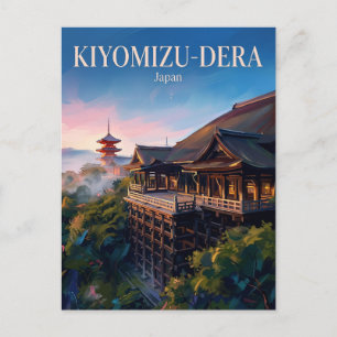 Kiyomizu-dera-Tempel Japan Postkarte