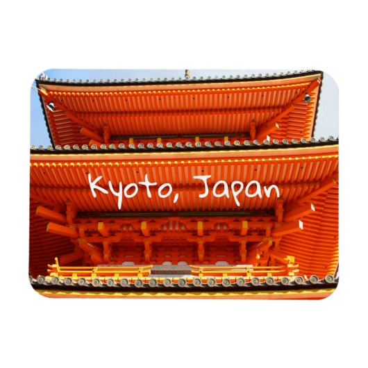 Kiyomizu-dera-Tempel, Kyoto, Japan Magnet (Horizontal)