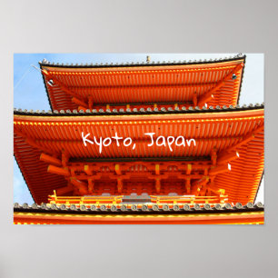 Kiyomizu-dera-Tempel, Kyoto, Japan Poster