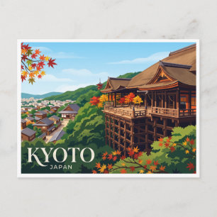 Kiyomizu-dera Tempel Kyoto Japan Postkarte