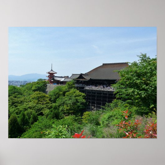 Kiyomizu-dera Temple Kyoto Japan Poster (Vorne)