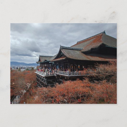 Kiyomizu-dera von Kyoto Postkarte (Vorderseite)