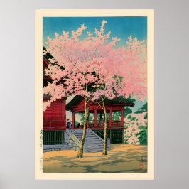Kiyomizu Hall Ueno von Kawase Hasui Poster