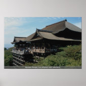 Kiyomizu Tempel, einer der wichtigsten Sehenswürdi Poster (Vorne)