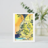 Kiyotaki Kannon Waterfall Hokusai Fine Art Art Postkarte (Stehend Vorderseite)