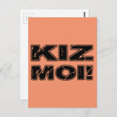 Kiz Moi! Kizomba French Postkarte (Vorne/Hinten)
