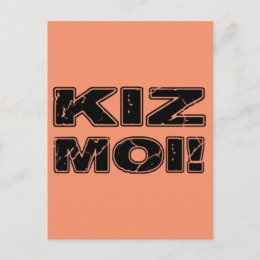 Kiz Moi! Kizomba French Postkarte (Vorderseite)