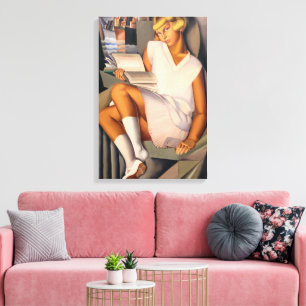 Kizette en Rose Tamara de Lempicka Leinwanddruck