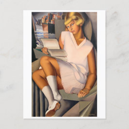 Kizette en Rose | Tamara de Lempicka | Postkarte