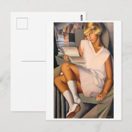 Kizette en Rose | Tamara de Lempicka | Postkarte