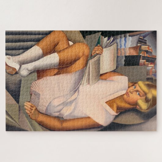 Kizette en Rose | Tamara de Lempicka | Puzzle (Horizontal)