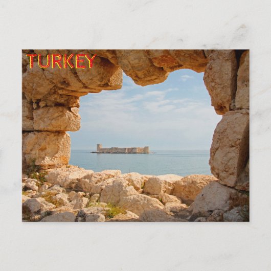 Kizkalesi, Türkei Postkarte (Vorderseite)