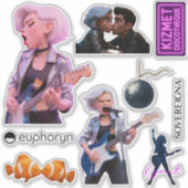 Kizmet Collection: Official MV Kiss-cut Aufkleber (Vorderseite)