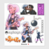 Kizmet Collection: Official MV Kiss-cut Aufkleber (Blatt)