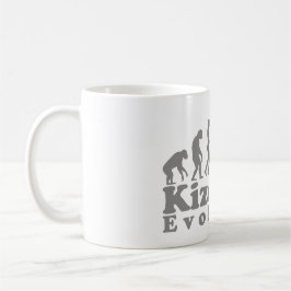 Kizomba Evolution Grau Logo Kaffeetasse
