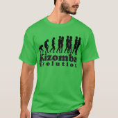 Kizomba Evolution Schwarzes Logo T-Shirt (Vorderseite)