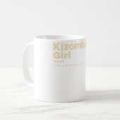 Kizomba Girl - Kizomba Kaffeetasse (Vorderseite Links)