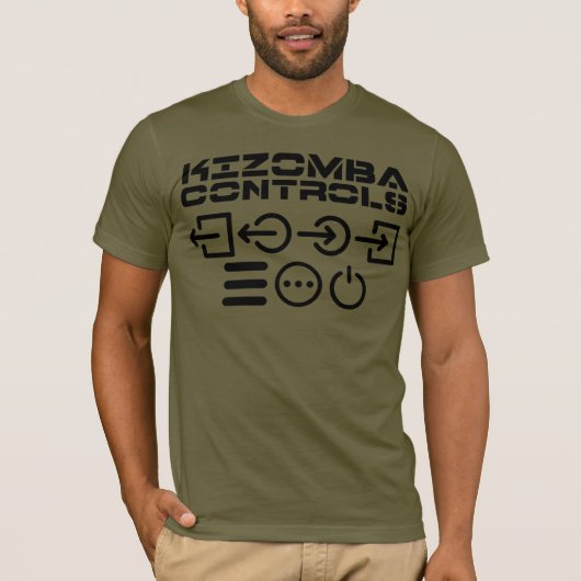 Kizomba Kontrollen T - Shirt (Vorderseite)