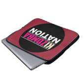 Kizomba Nation Laptopschutzhülle (Vorne Knopf)