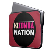 Kizomba Nation Laptopschutzhülle (Vorderseite Links)
