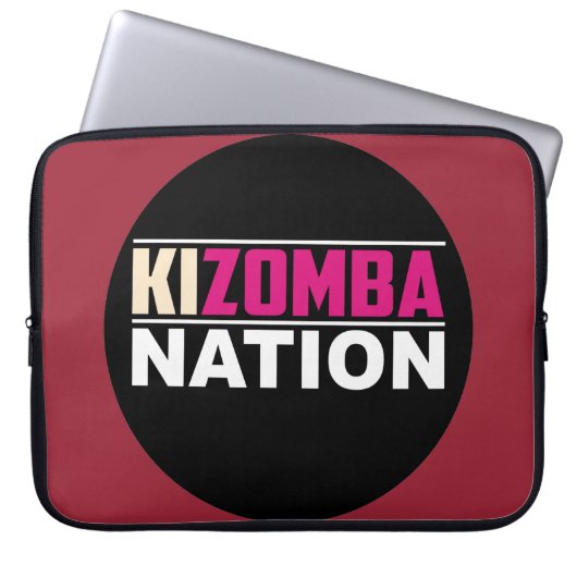 Kizomba Nation Laptopschutzhülle (Vorderseite)