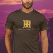 Kizz Kizomba Dance Logo braun Outfit T-Shirt