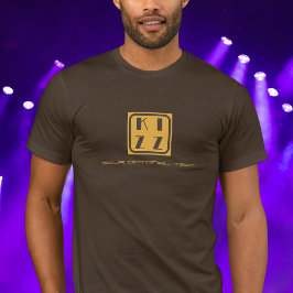 Kizz Kizomba Dance Logo braun Outfit T-Shirt