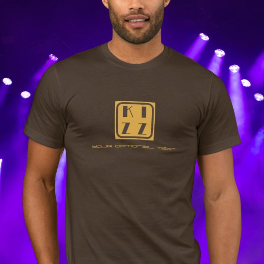 Kizz Kizomba Dance Logo braun Outfit T-Shirt