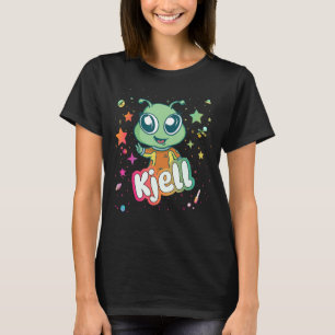 KJELL - Niedlicher Name des Jungen mit niedlicher T-Shirt