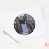 Kjeragbolten Runder Aufkleber (Umschlag)