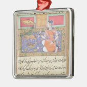 Kjujista, die Ehefrau des Kaufmannes, sprechend Ornament Aus Metall (Links)