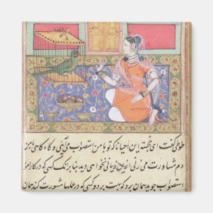 Kjujista, die Ehefrau des Kaufmanns, spricht mit e Magnet