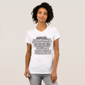 (KJV) 1 Peter 2:24 Bibelverse T-Shirt (Vorne ganz)
