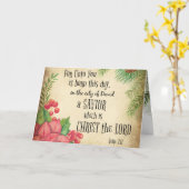 KJV Bible Verse Weihnachten Karte (Gelbe Blume)