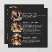 KJV Card des Vaters - Psalmen und Sprichwörter Ankündigung (Vorne/Hinten)