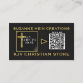 KJV Christlich Store QR Visitenkarte (Vorderseite)