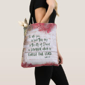 KJV Christmas Bible Verse Tasche (Von Nahem)