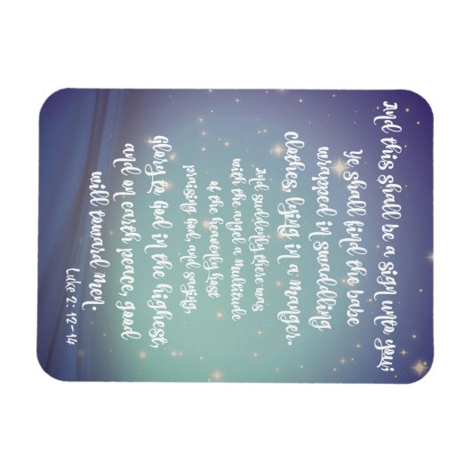 KJV Christmas Magnet (Horizontal)
