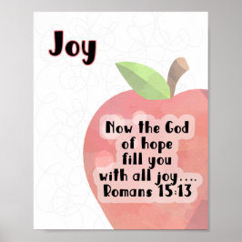KJV Fruit of the Spirit Poster - Joy