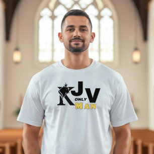KJV Only Mann - Gekrönter Löwe T-Shirt