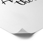 KJV Peace Be Still Scripting Poster (Ecke)