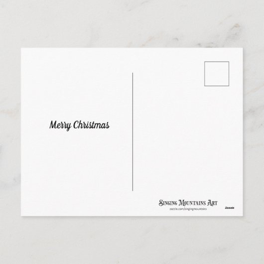 KJV Scripture Chickadees Christliche Weihnachten (Rückseite)