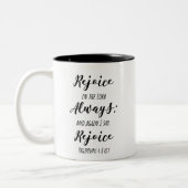 KJV Scripture Tasse - Freude am Herrn immer (Links)