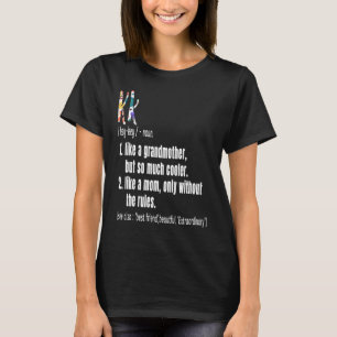 KK Definition Muttertag und Geburtstag Großmutter T-Shirt
