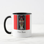 =KK=, Ritter von Kaos, Semper Pugnax Tasse (Links)