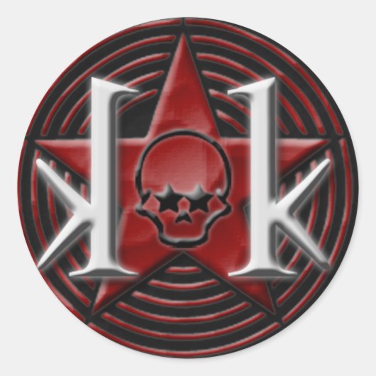 KK-Star-Logo-Aufkleber (rund) Runder Aufkleber (Vorderseite)