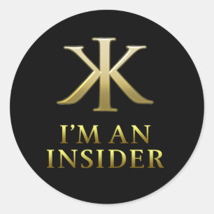 KKI-Aufkleber Runder Aufkleber